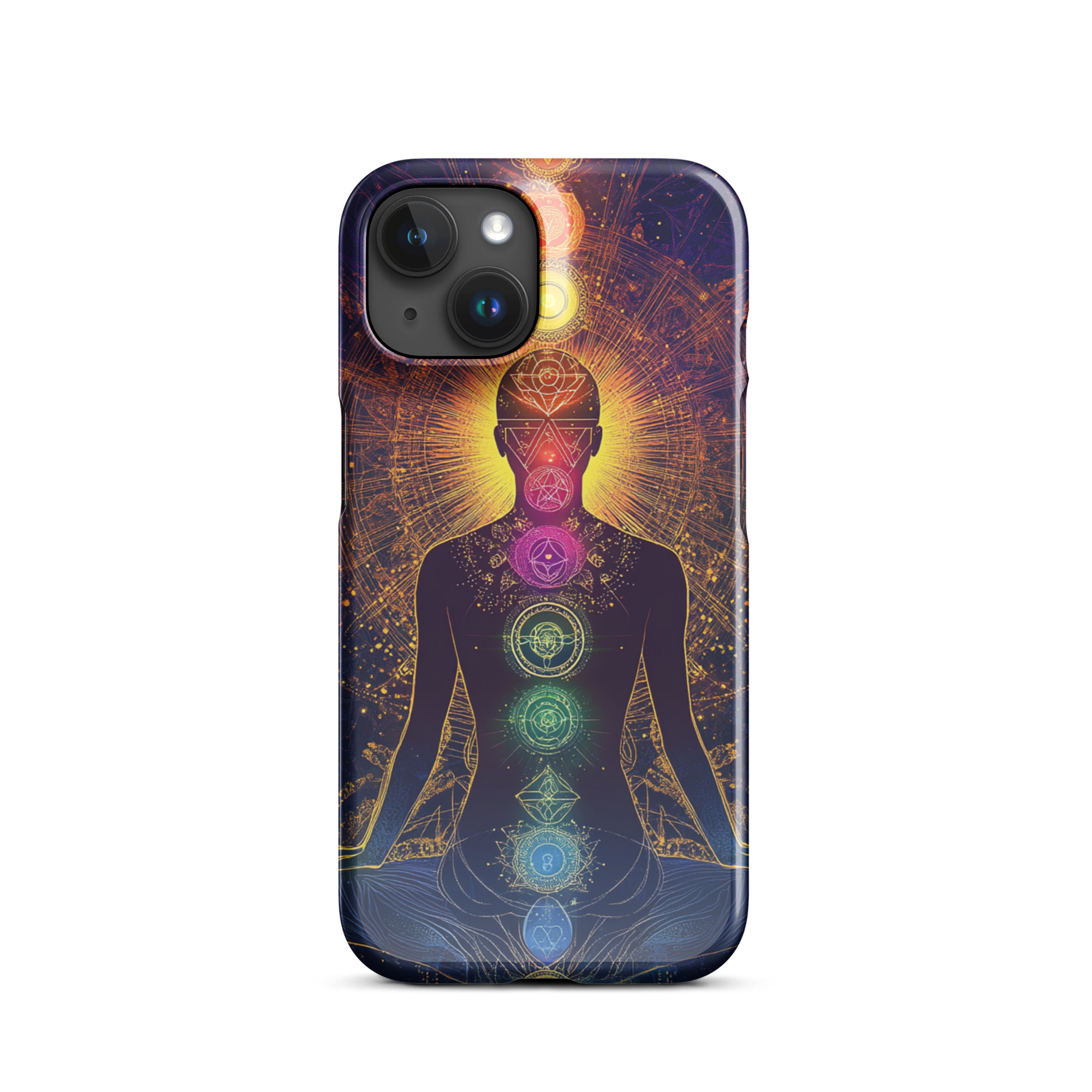 Chakra Alignment Spiritual Energy Art iPhone Case
