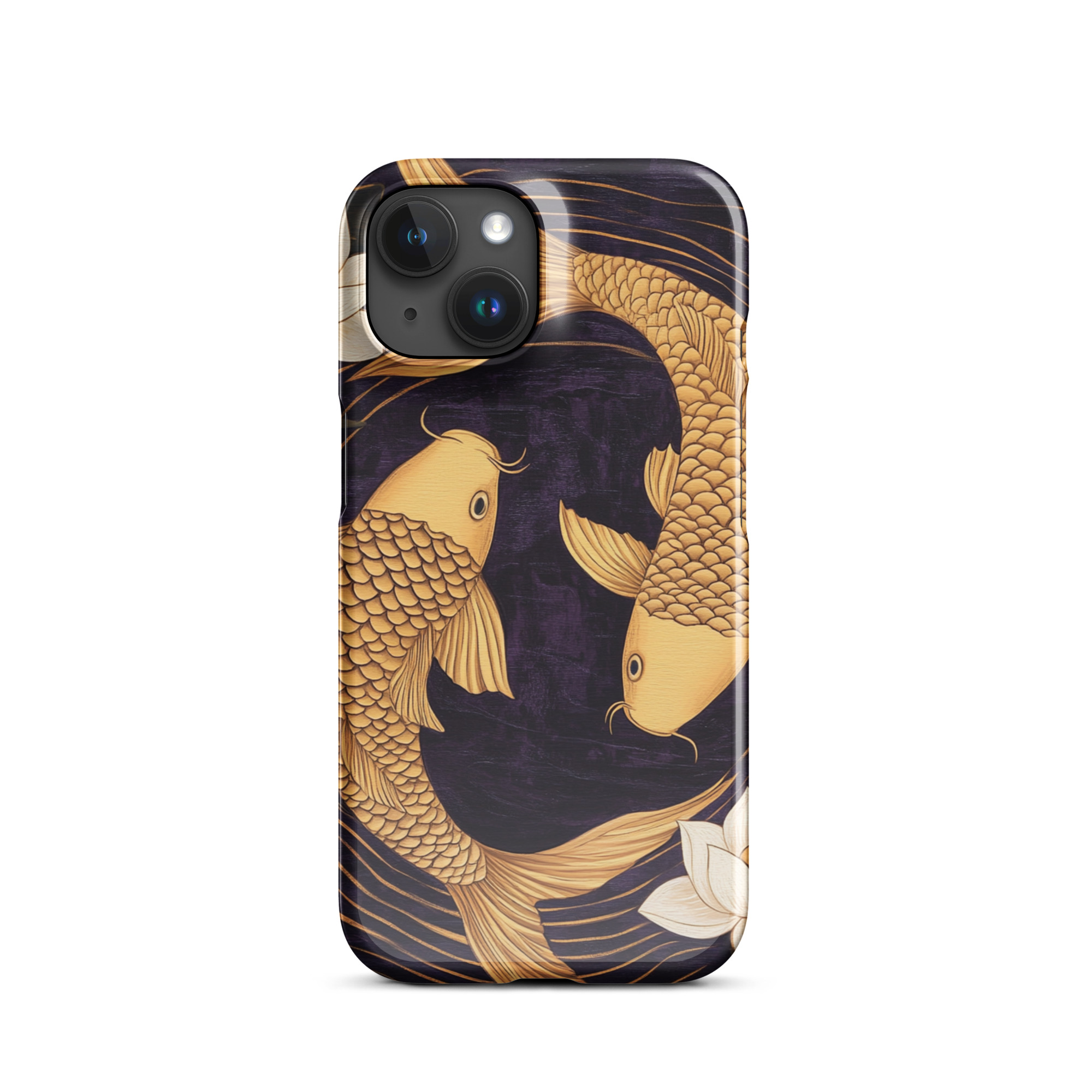 Lucky Koi Fish Golden Fortune Art iPhone Case