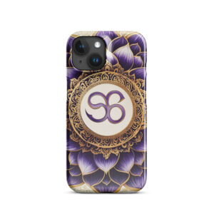 Lotus Om Sacred Symbol Art iPhone Case