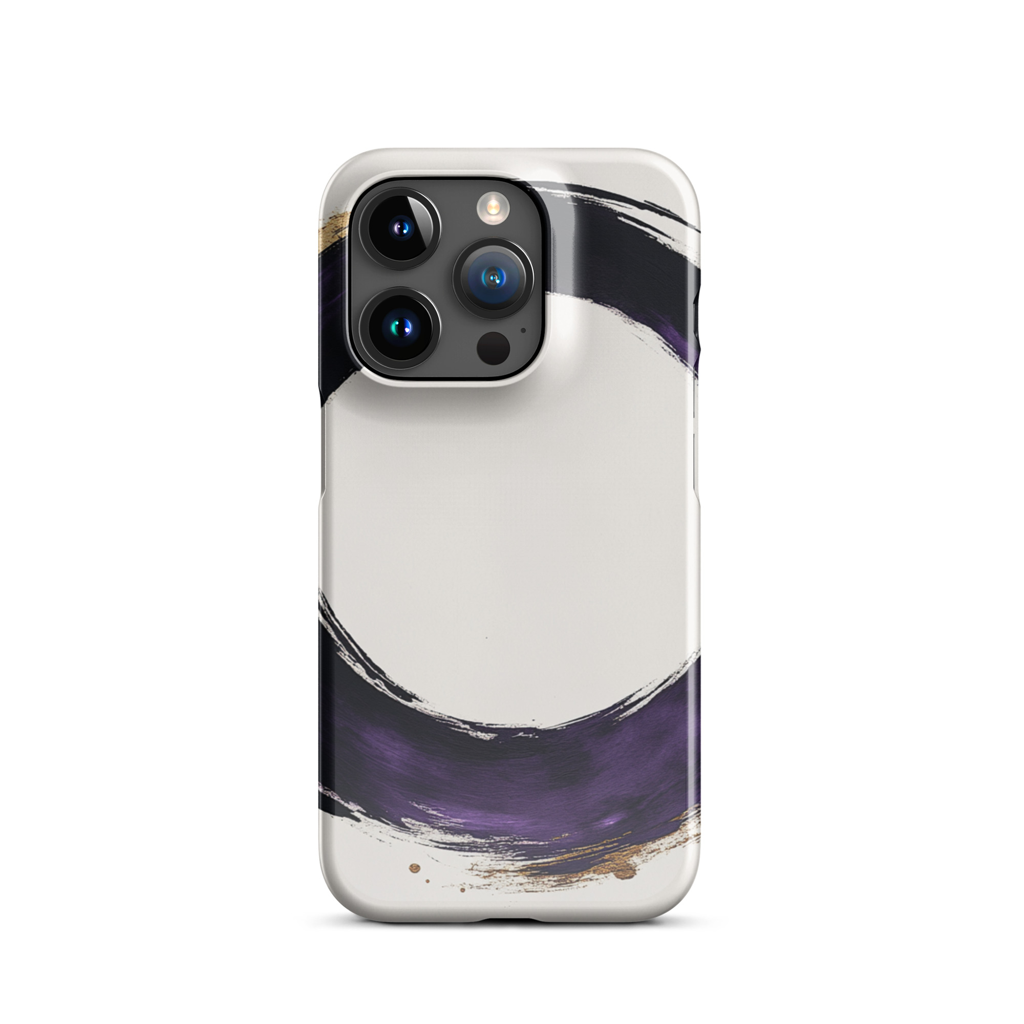 Zen Enso Circle Minimalist Art iPhone Case - Image 3