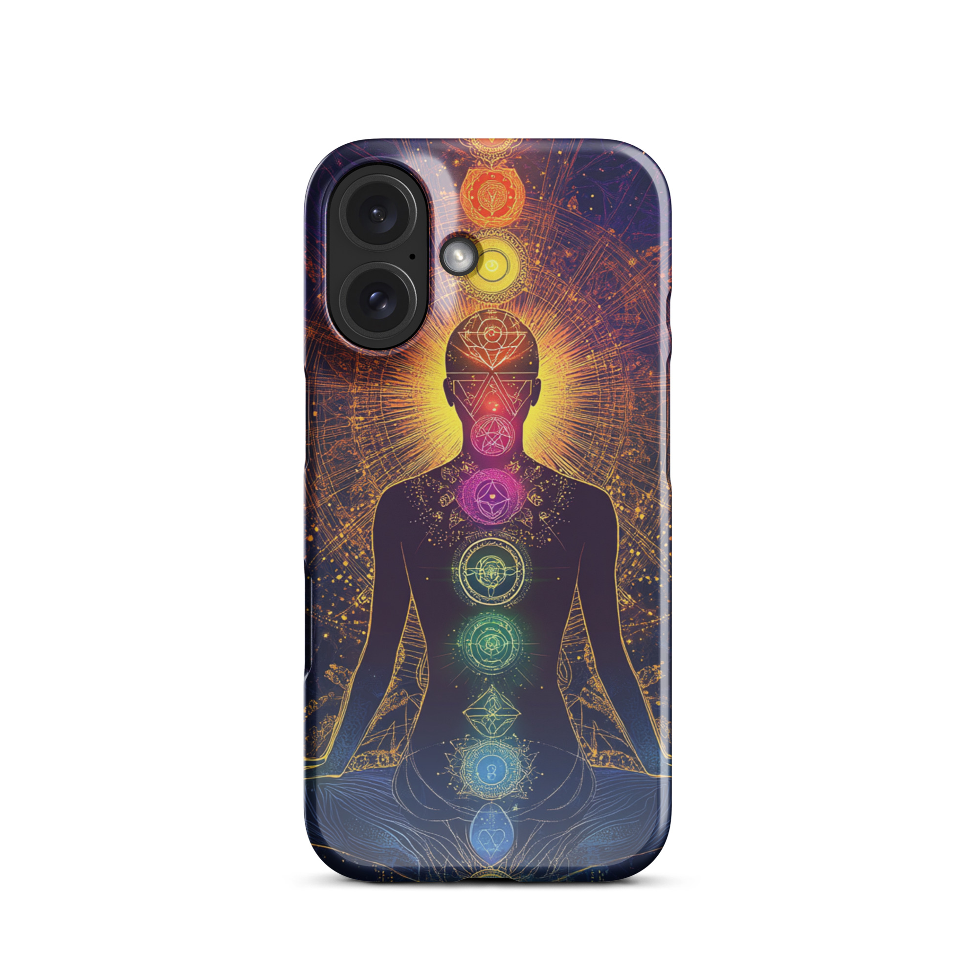 Chakra Alignment Spiritual Energy Art iPhone Case - Image 5