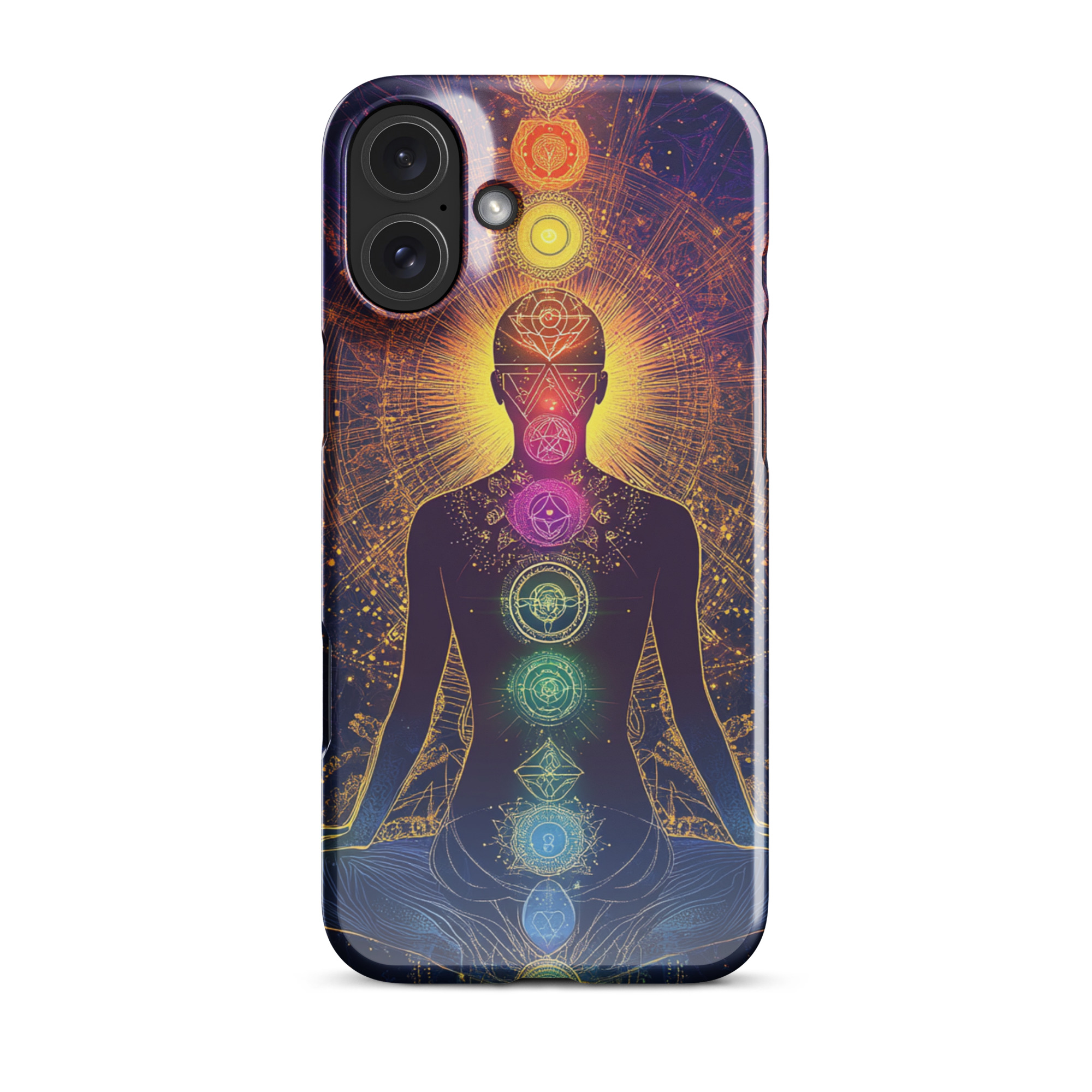 Chakra Alignment Spiritual Energy Art iPhone Case - Image 6