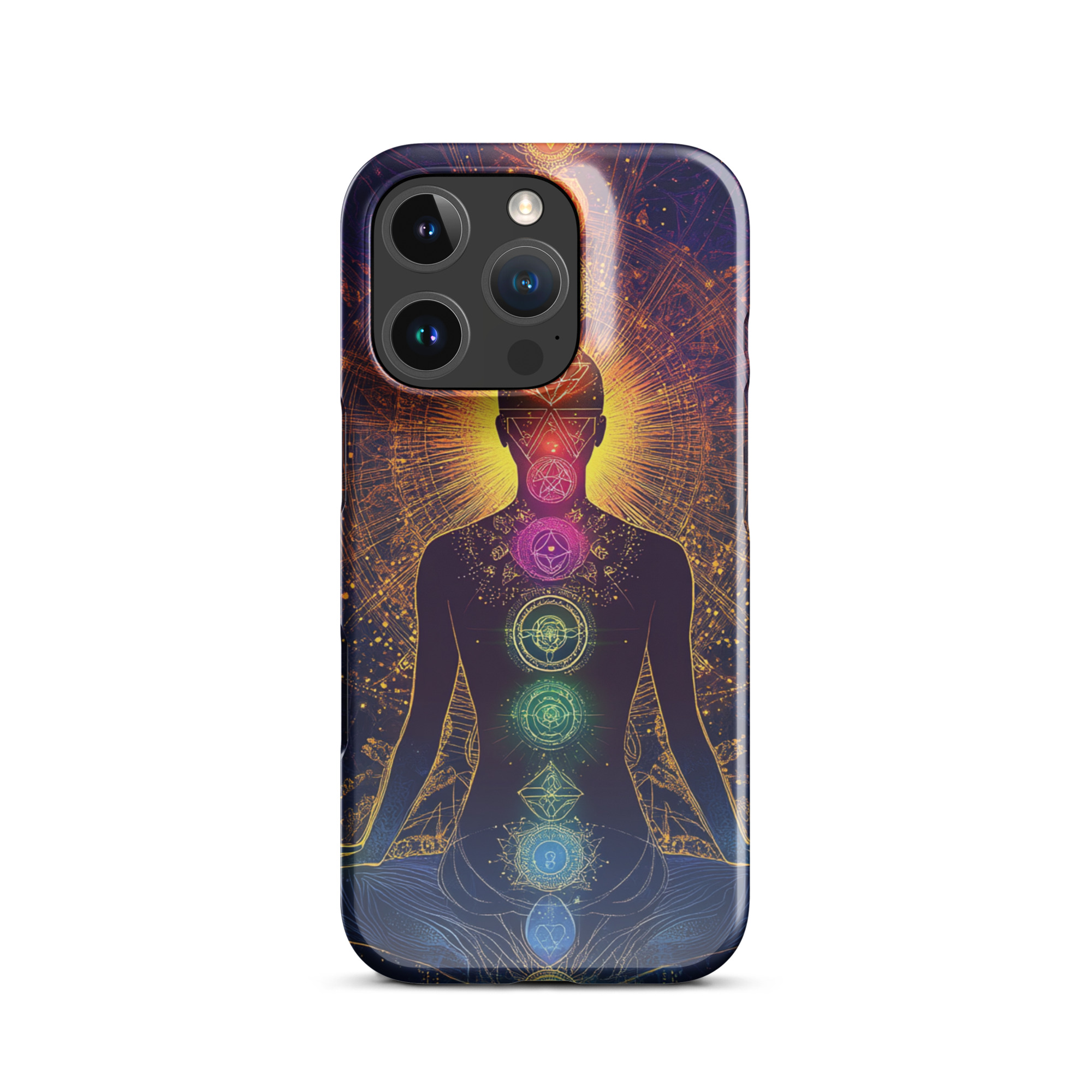 Chakra Alignment Spiritual Energy Art iPhone Case - Image 7