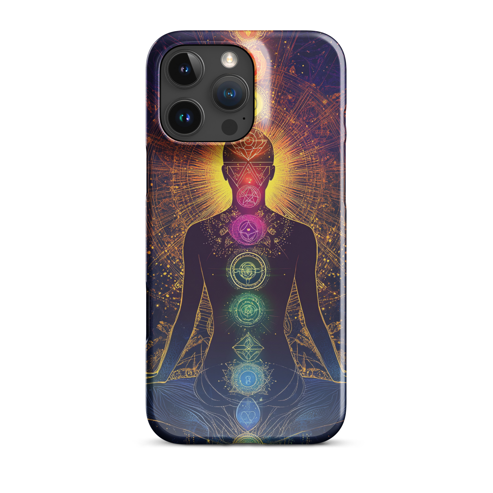 Chakra Alignment Spiritual Energy Art iPhone Case - Image 8