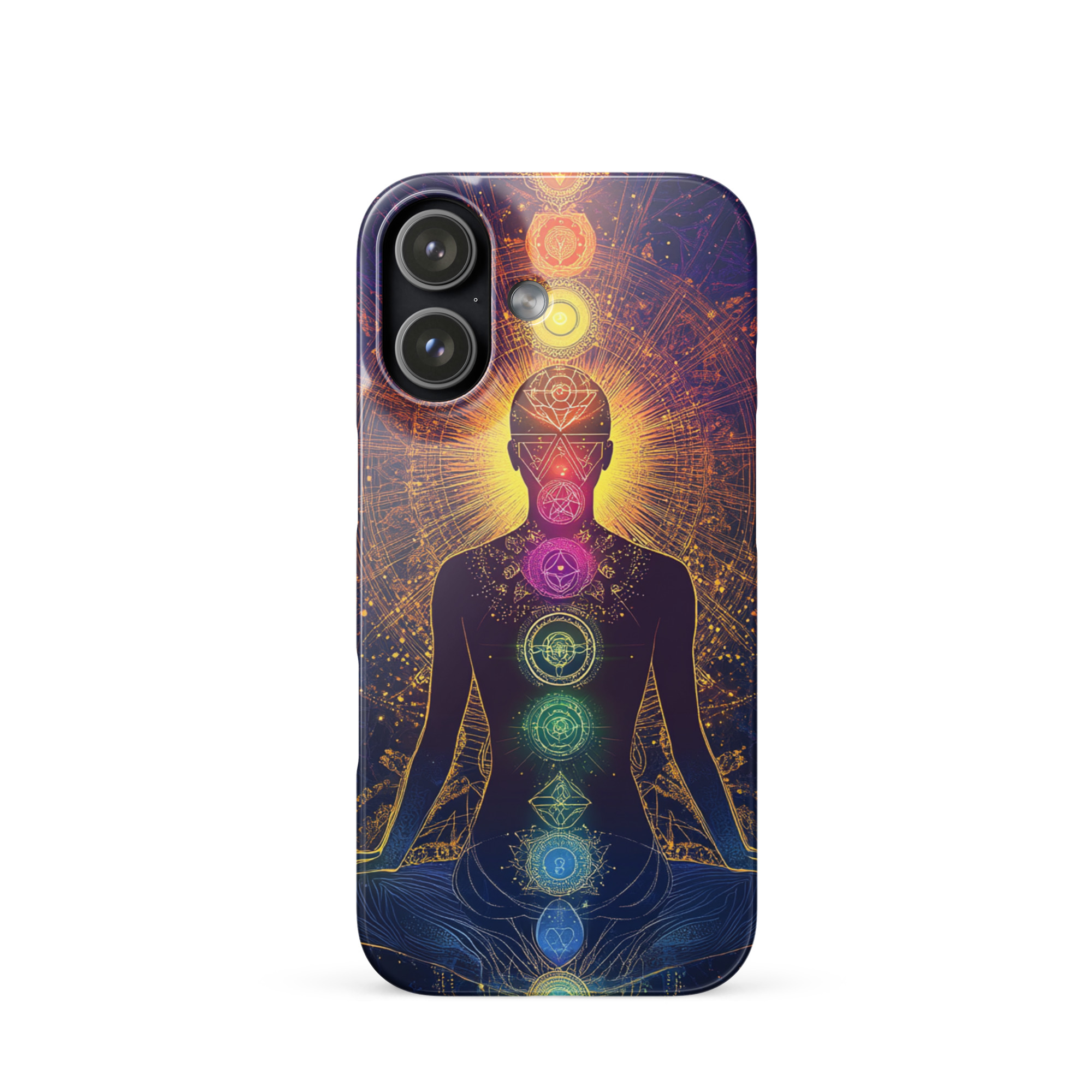 Chakra Alignment Spiritual Energy Art iPhone Case - Image 9