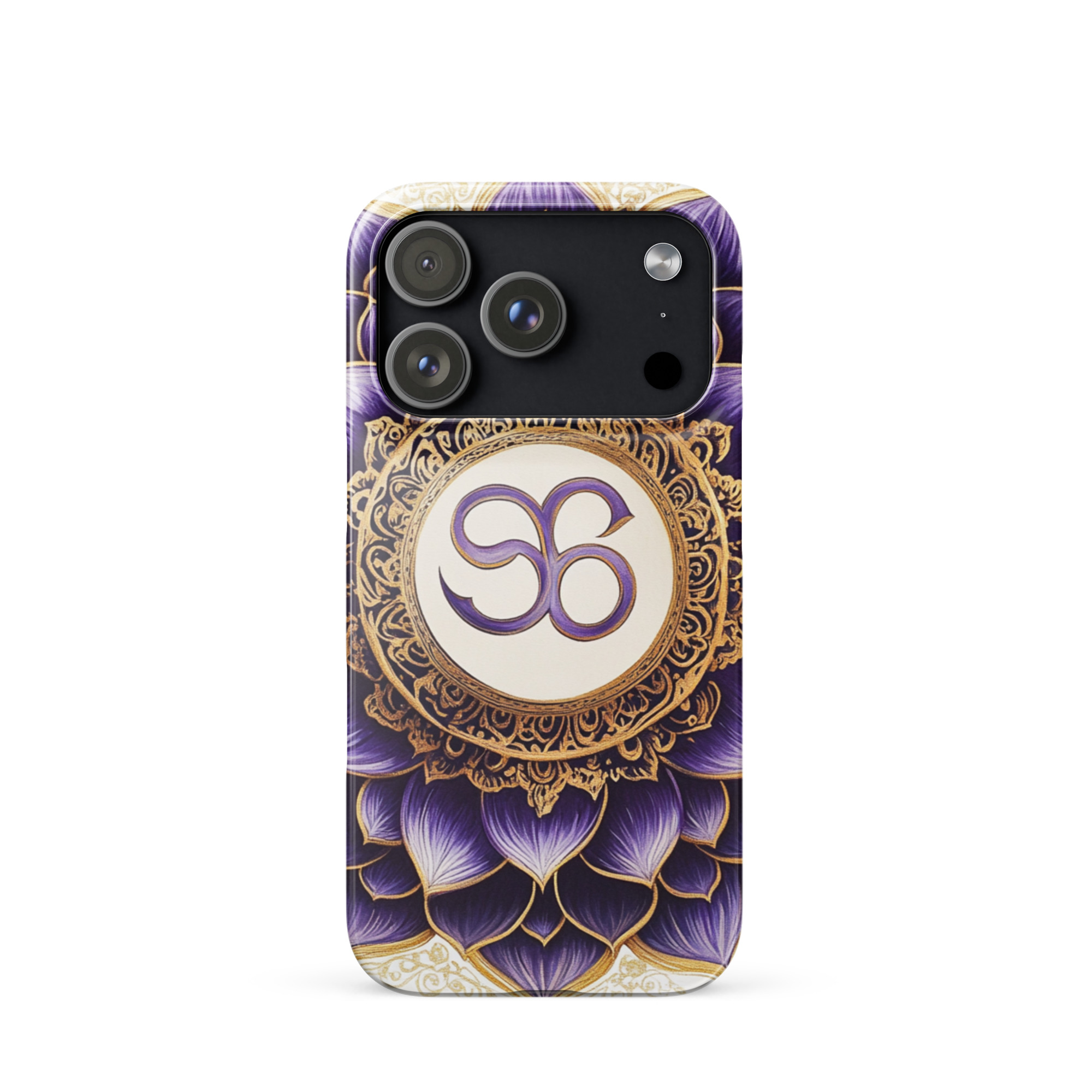 Lotus Om Sacred Symbol Art iPhone Case - Image 11